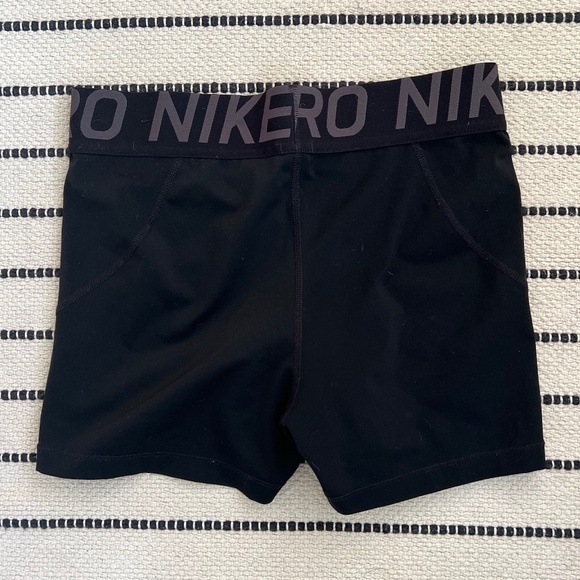 NIKE Pro Women's Shorts 3", SET OF 2, Black and Grey, Size L - Picture 3 of 10